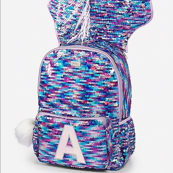 Justice unicorn hooded backpack Clearance